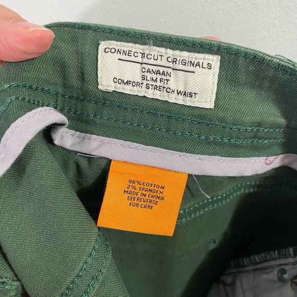 Taylor Vintage Green Connecticut Originals Canaan Jeans Size 38 x 32 - Picture 9 of 9